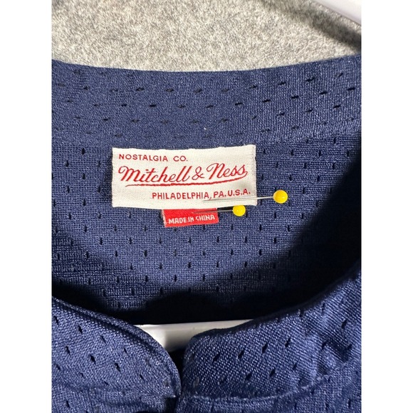 Mitchell & Ness New York Yankees Jackie Robinson 42 Navy Mesh Jersey Mens Small - Picture 2 of 7